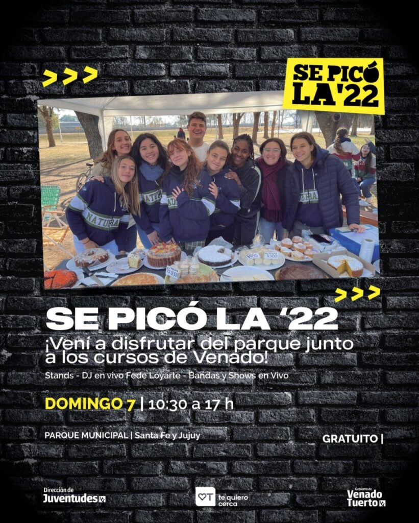 Vení a disfrutar del Parque Municipal con “Se Picó la 22”