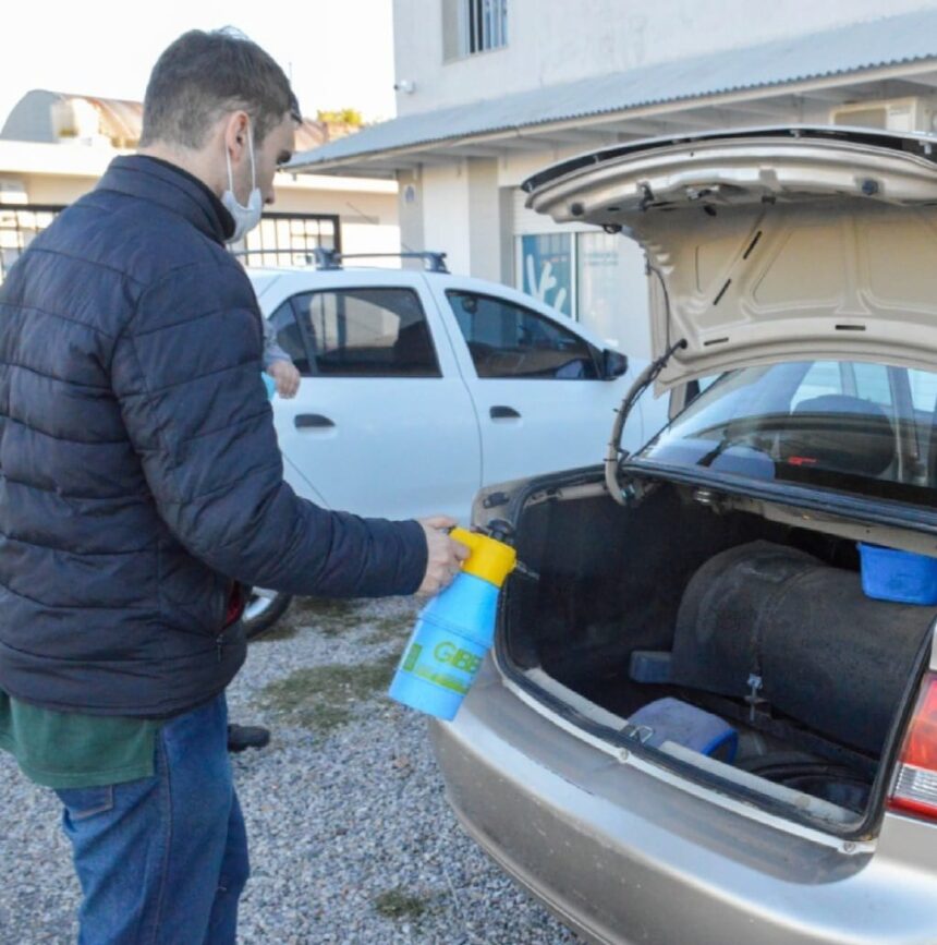 En octubre habrá desinfección de taxis y remises