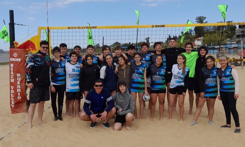 Buena actuación en Torneo de Beach Vóley de deportistas venadenses