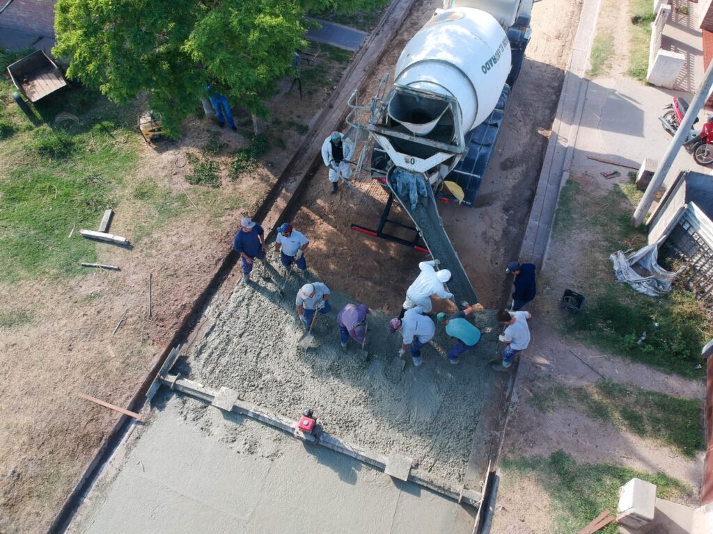 Nuevas obras en la ciudad: una Gestión Municipal que aumenta la pavimentación en las calles