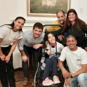 El intendente recibió a Pilar Dulak, medalla de plata de boccia en los Juegos Santafesinos