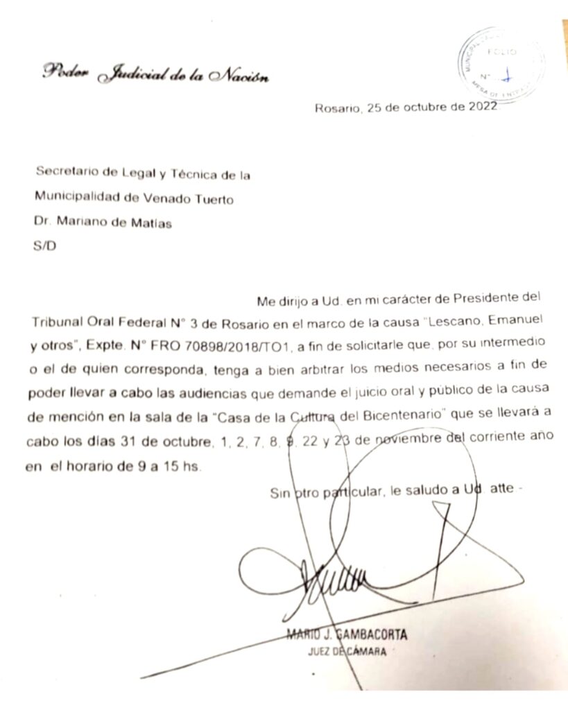La Casa del Bicentenario sin actividades por ser cedida para un juicio oral y público