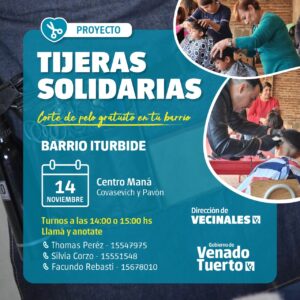 “Tijeras Solidarias” prestará servicios en el Centro Maná de barrio Iturbide