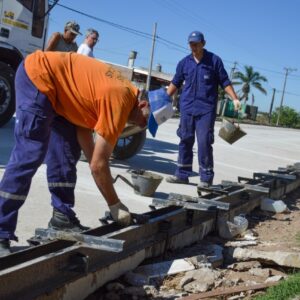 El Gobierno Municipal suma una nueva cuadra de pavimento para la ciudad