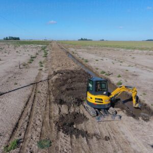 Obras rurales: el Municipio avanza con trabajos de alteo en la continuidad del camino al Aeródromo