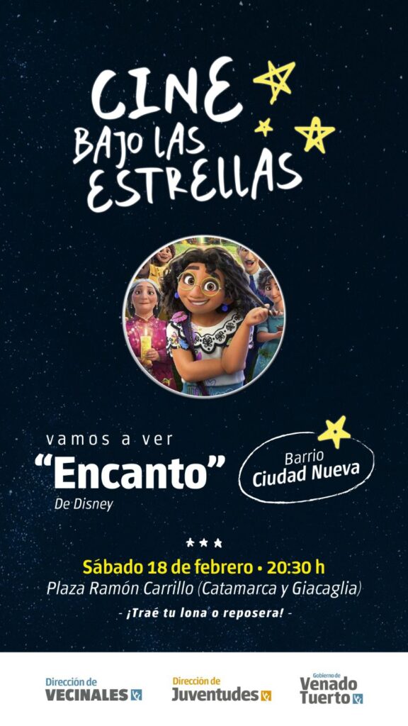 El “Cine bajo las estrellas” llega este sábado al barrio Ciudad Nueva