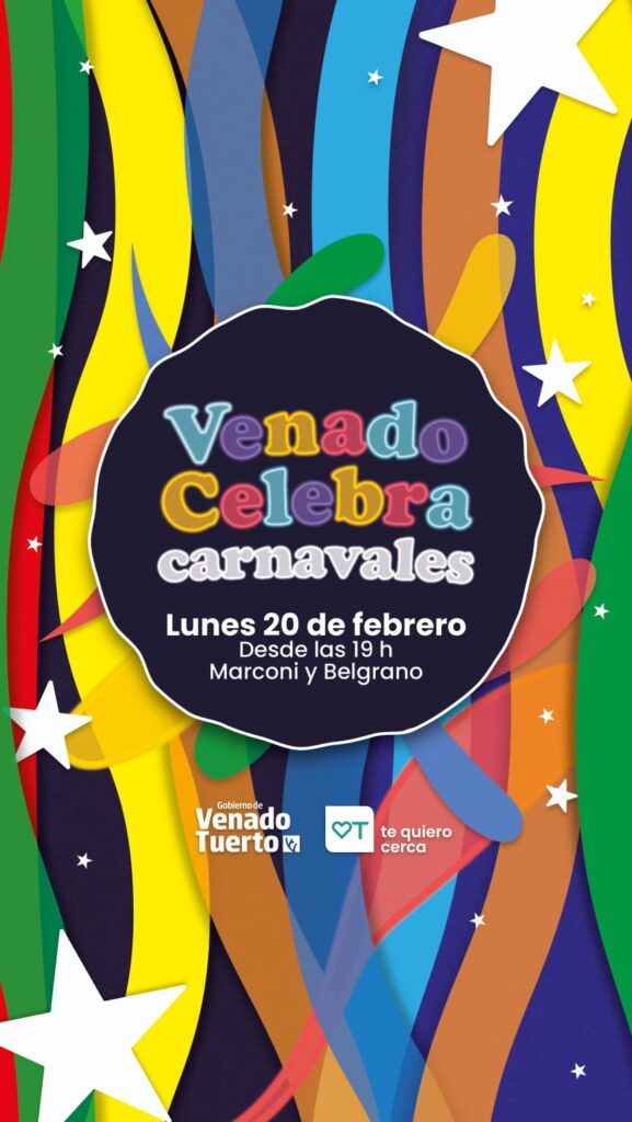 Este lunes “Venado Celebra Carnavales” en la plaza San Martín