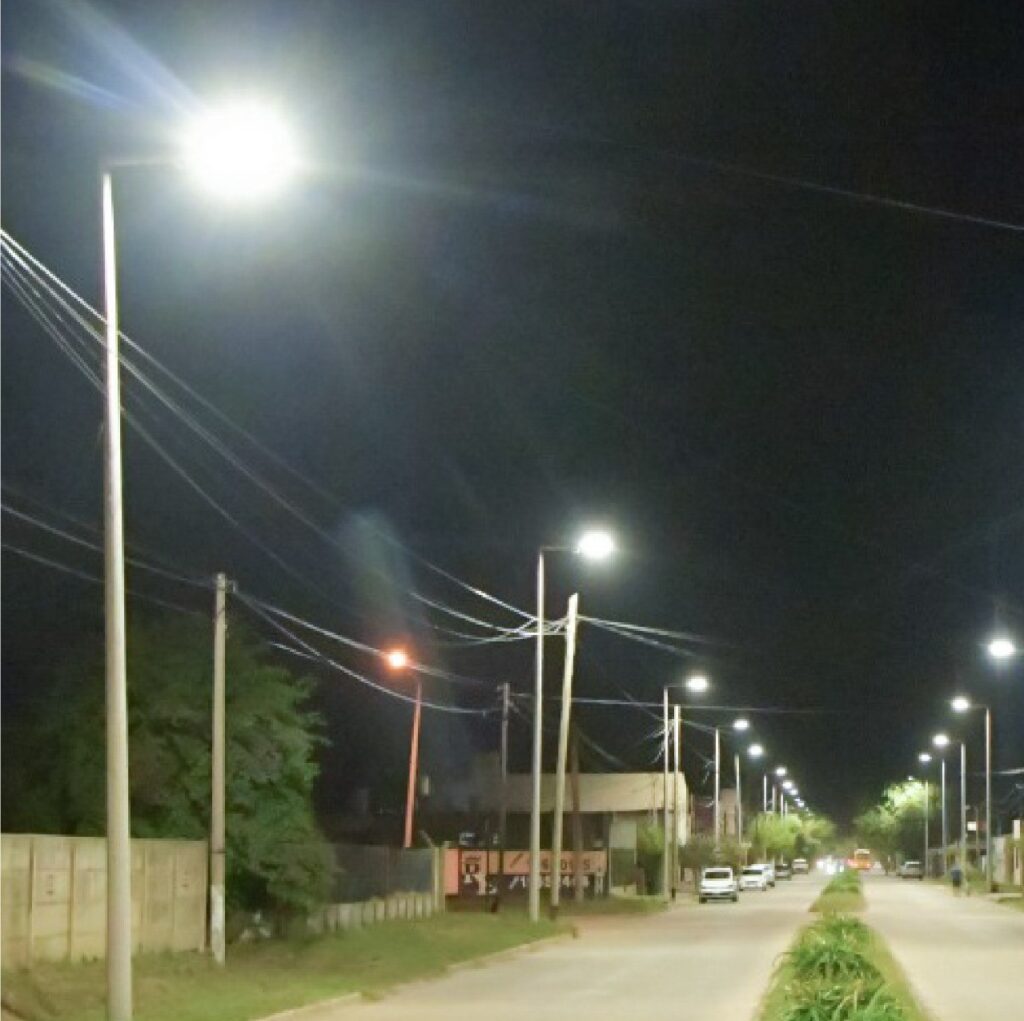 Hoy se inaugura el nuevo sistema de luces led de avenida Laprida
