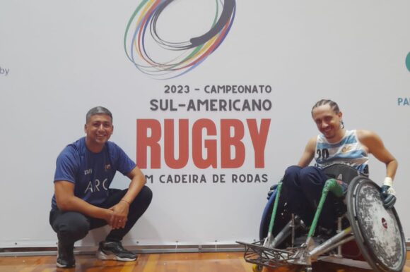 La Selección de Rugby en Silla de Ruedas se subió al podio sudamericano con presencia venadense