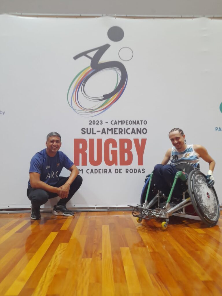 La Selección de Rugby en Silla de Ruedas se subió al podio sudamericano con presencia venadense