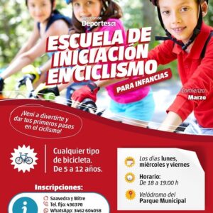 Inscripción abierta para la Escuela de Iniciación en Ciclismo