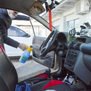 Desinfección de Taxis y Remises del mes de abril