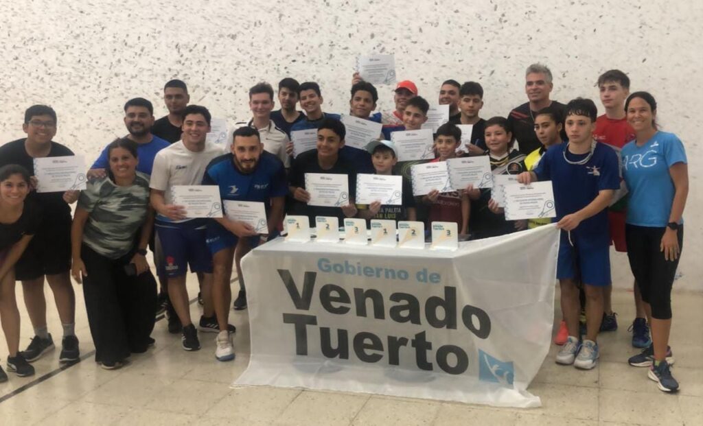 El Gobierno de Venado Tuerto organizó el Primer Encuentro Internacional de Pelota Paleta