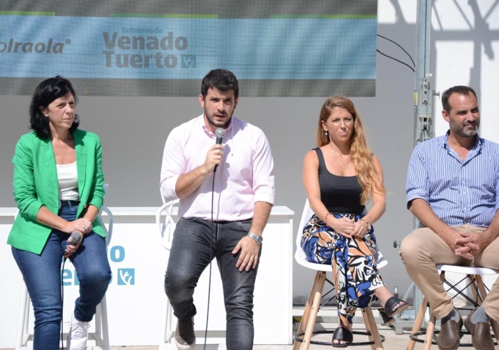 El intendente Chiarella y representantes de Corven presentaron el proyecto de la nueva Planta de Tratamiento de Residuos