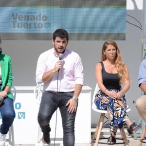 El intendente Chiarella y representantes de Corven presentaron el proyecto de la nueva Planta de Tratamiento de Residuos
