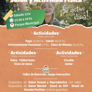 Celebración del Día Mundial de la Salud y de la Actividad Física en el Parque Municipal