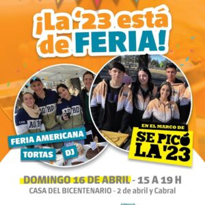 Se viene la primera feria del año de “Se Picó la 23” en Casa del Bicentenario