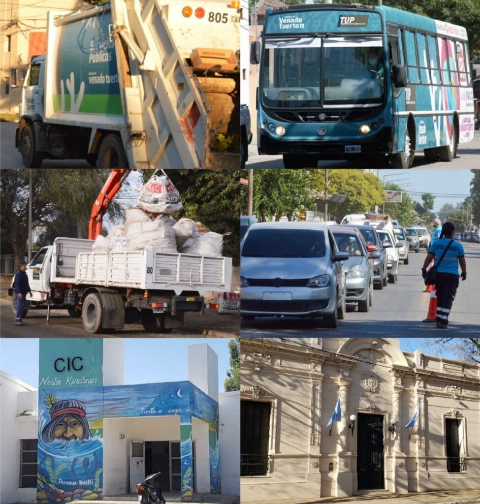 Prestación de servicios municipales durante el feriado largo de Semana Santa