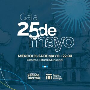 Gala de Mayo en el Centro Cultural Municipal con elencos locales