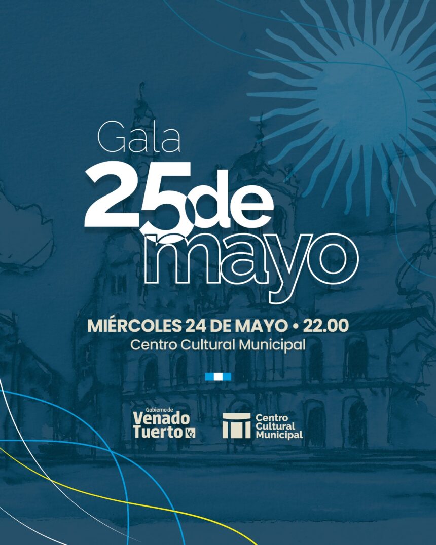 Gala de Mayo en el Centro Cultural Municipal con elencos locales