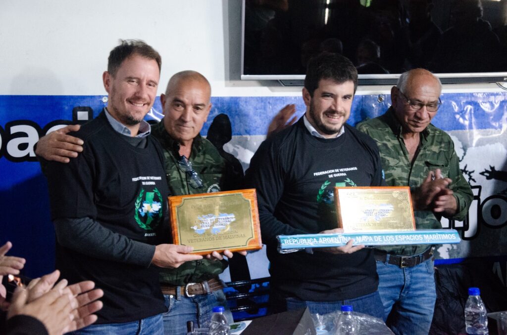 Chiarella brindó su apoyo al Congreso Provincial de la Federación de Veteranos de Malvinas