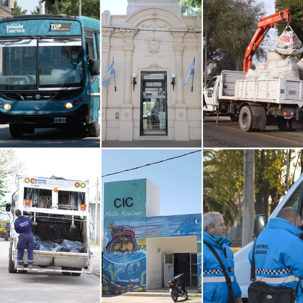 Modalidad de trabajo municipal durante el feriado largo del 25 de mayo