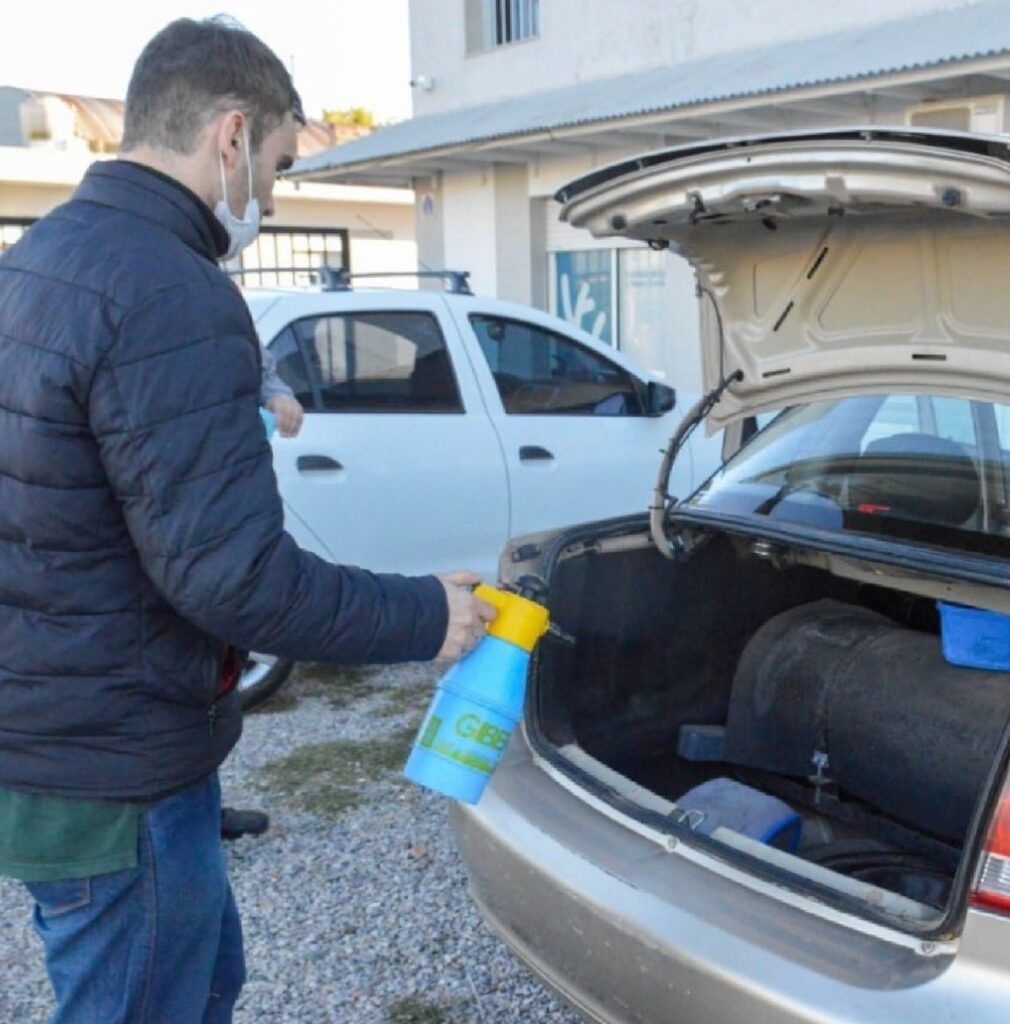 Durante junio habrá desinfección de taxis y remises