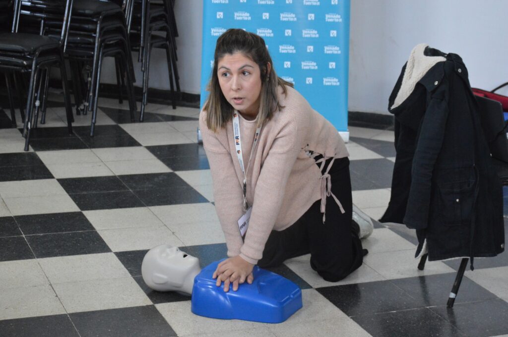 El Gobierno de Venado Tuerto brindó Curso de RCP y Primeros Auxilios al personal municipal