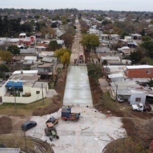 El Gobierno de Venado Tuerto suma más cuadras de pavimento a la ciudad