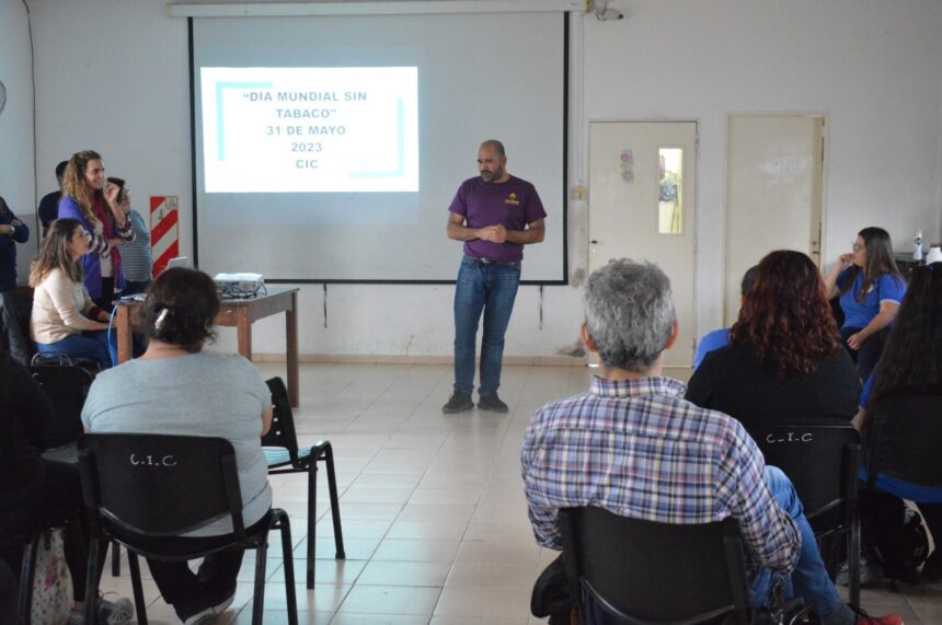 Jornada de concientización en el CIC en el Día Mundial sin Tabaco