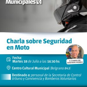 El especialista Gustavo Morea dictará capacitaciones sobre Seguridad en Motos y Manejo Defensivo
