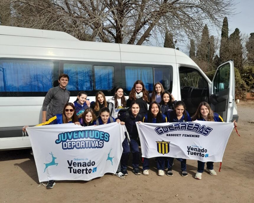 Las Guerreras representaron a Venado Tuerto en Torneo Federativo de Básquet
