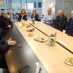 El intendente participó de la mesa de instituciones para celebrar el Día del Cooperativismo