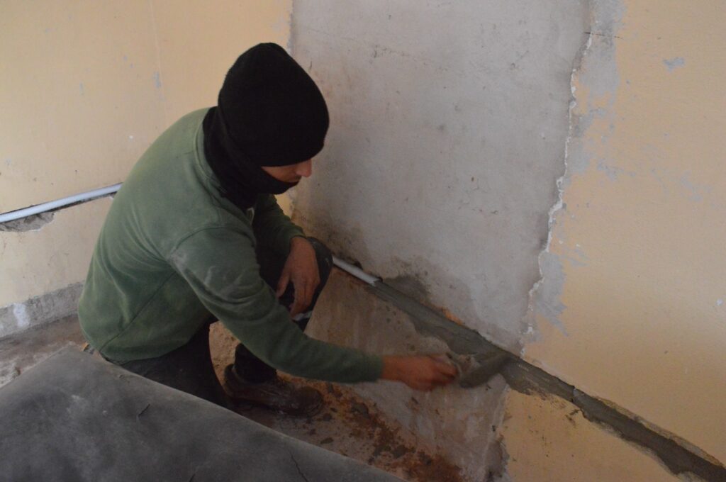 Continúan las obras en el Centro de Salud del Barrio San Vicente