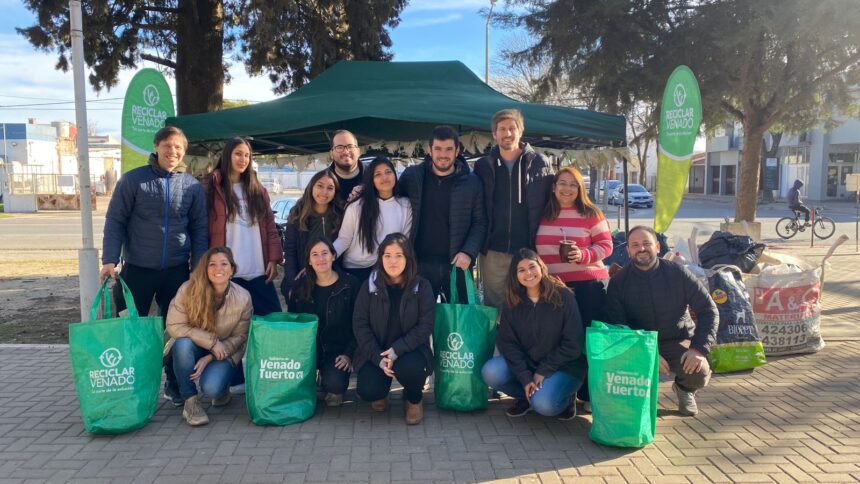 Reciclar Venado: en dos horas se entregaron 55 Ecotachos en canje por reciclables