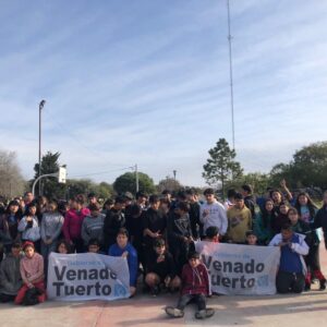 Encuentro de alumnos de la Escuela 584 en el Parque de la Niñez