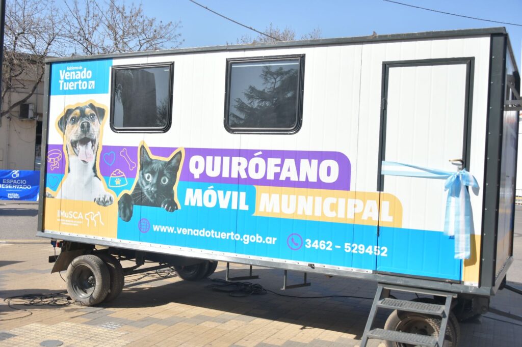 Chiarella inauguró el Quirófano Móvil Municipal, un paso más para fortalecer la salud animal