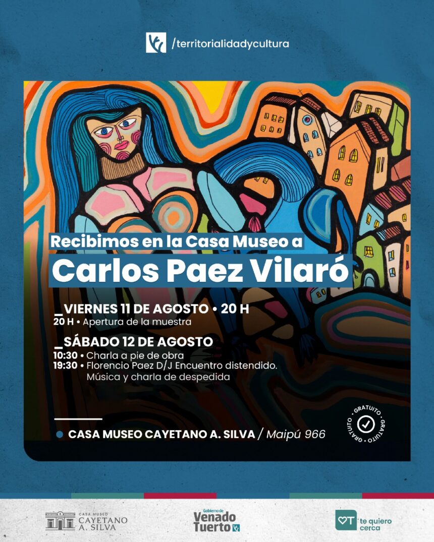 Llega a la Casa Museo la obra del gran artista uruguayo Carlos Páez Vilaró
