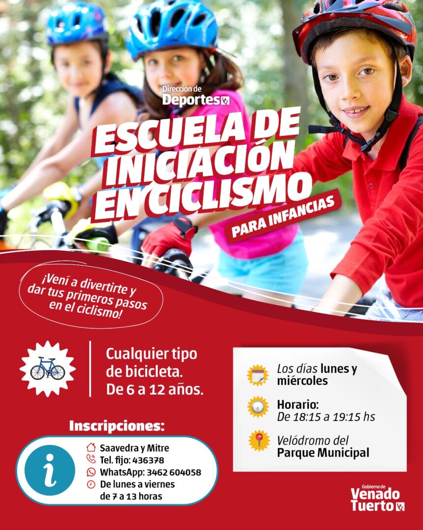 Inscripción abierta para la Escuela de Iniciación en Ciclismo