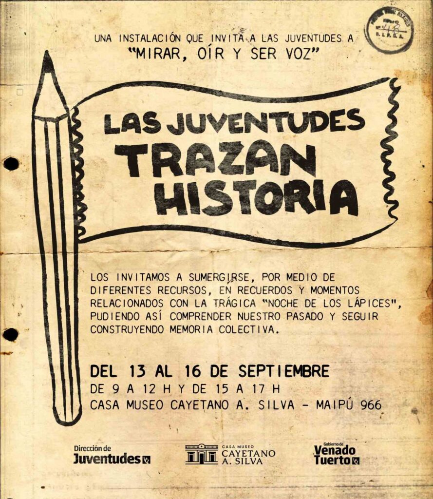 “Septiembre Joven”: Muestra interactiva en el Museo a 47 años de la Noche de los Lápices