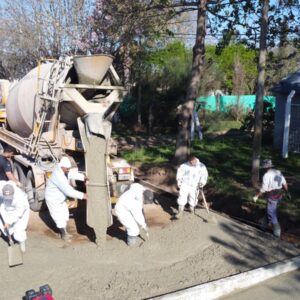 Más obras de pavimento para el barrio Bernardino Rivadavia