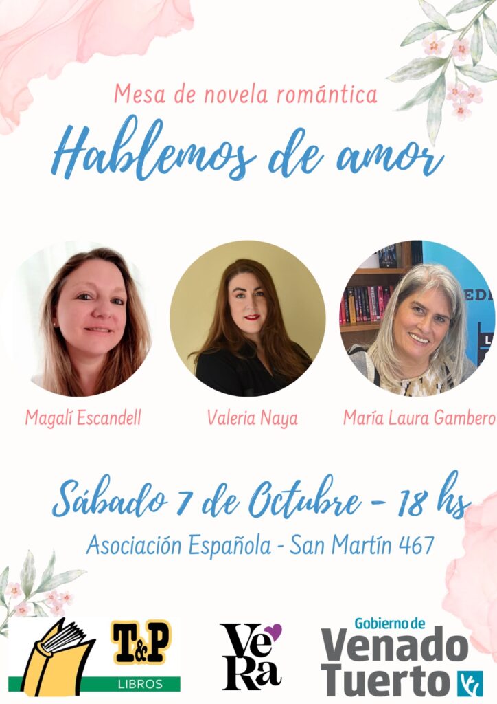 El Gobierno Municipal invita a la “Mesa de Novela Romántica Hablemos de Amor” en la Asociación Española