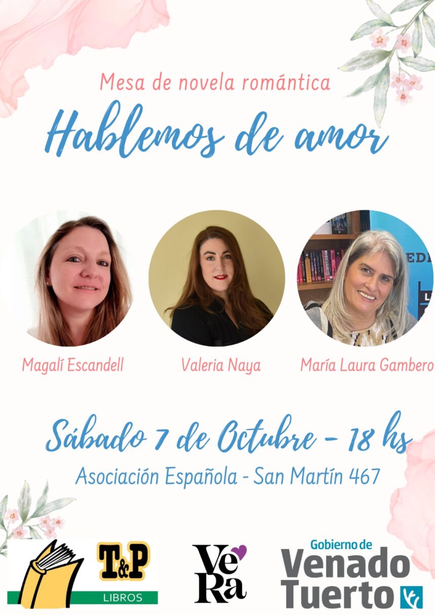 El Gobierno Municipal invita a la “Mesa de Novela Romántica Hablemos de Amor” en la Asociación Española