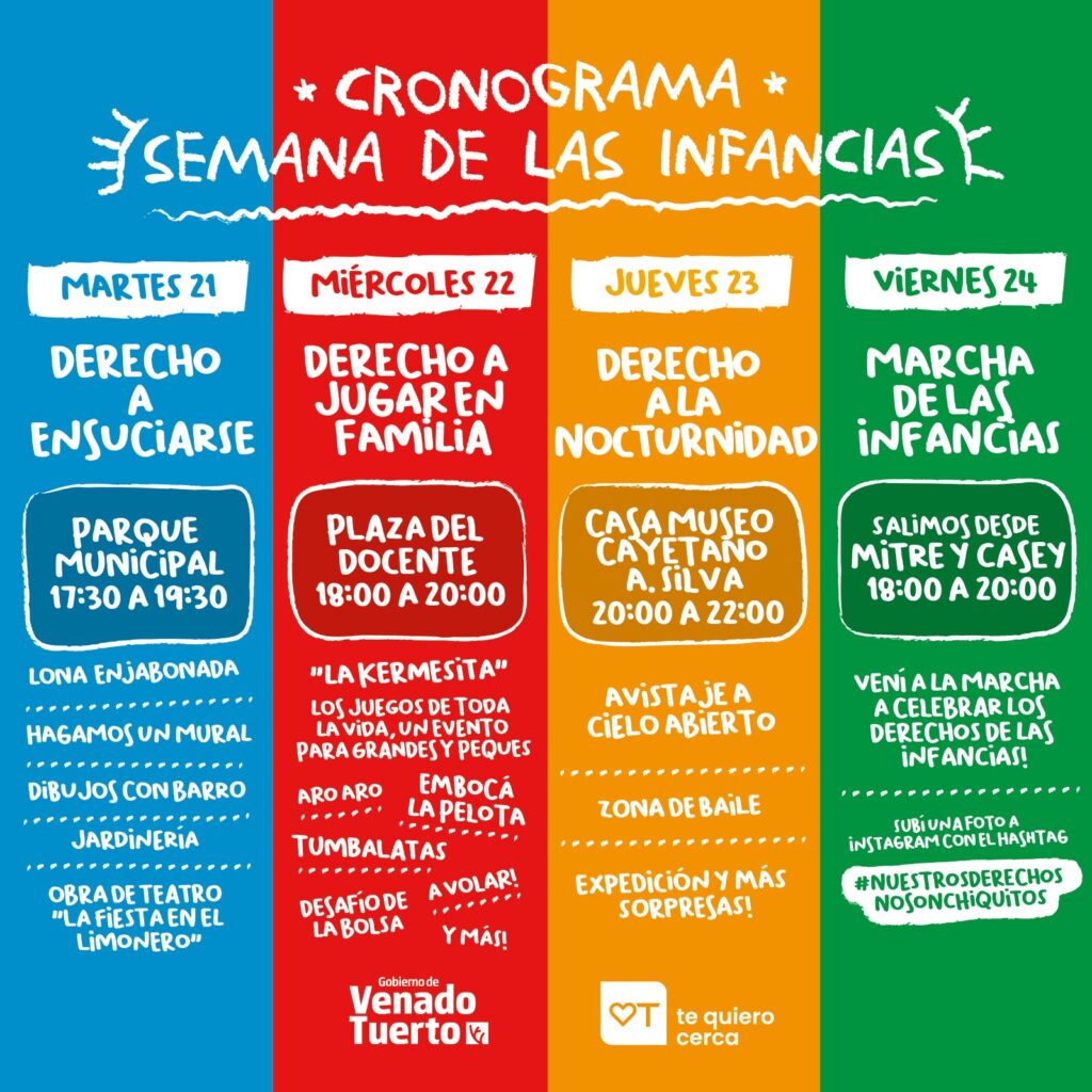 El Gobierno municipal prepara distintas actividades para celebrar la Semana de las Infancias