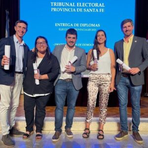 Chiarella recibió el diploma de Intendente electo que otorga el Tribunal Electoral