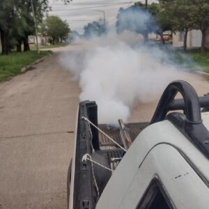 Continúan los operativos de fumigación antimosquitos en horarios extendidos