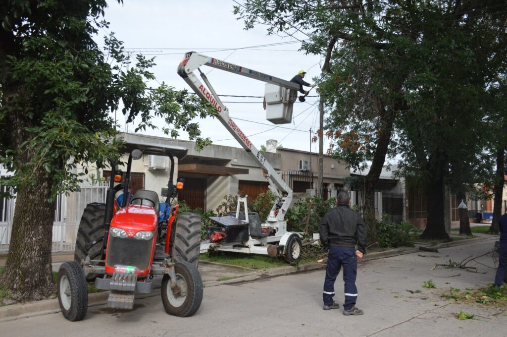 Refuerzan las tareas de mantenimiento luego de las tormentas