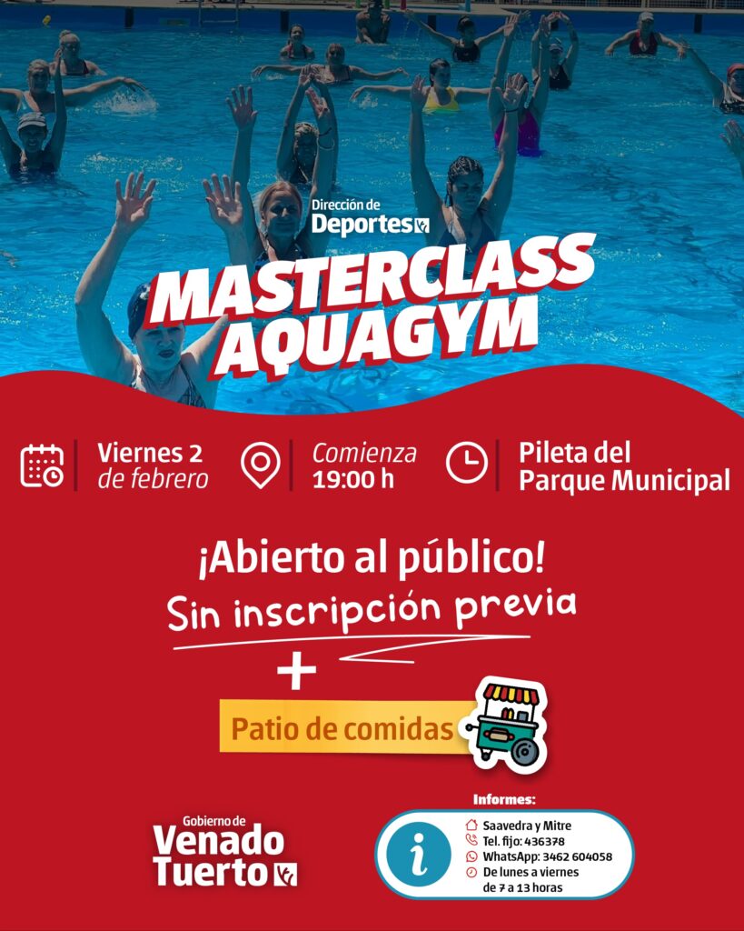 Arranca febrero con una Masterclass de Aquagym