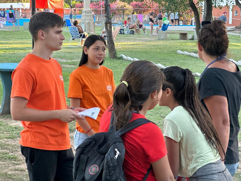 La tercera edición del Trayecto Formativo Joven estuvo en el Parque Municipal con “Juventudes con Voz”