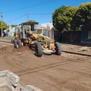 Preparan para hormigonar una nueva cuadra en barrio San José Obrero
